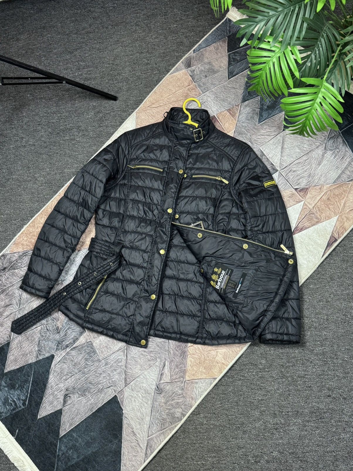 Barbour Barbour International Fibre Down Jacket Bomber England 🏴󠁧󠁢󠁥󠁮󠁧󠁿 Size L / US 10 / IT 46 - 21 Thumbnail