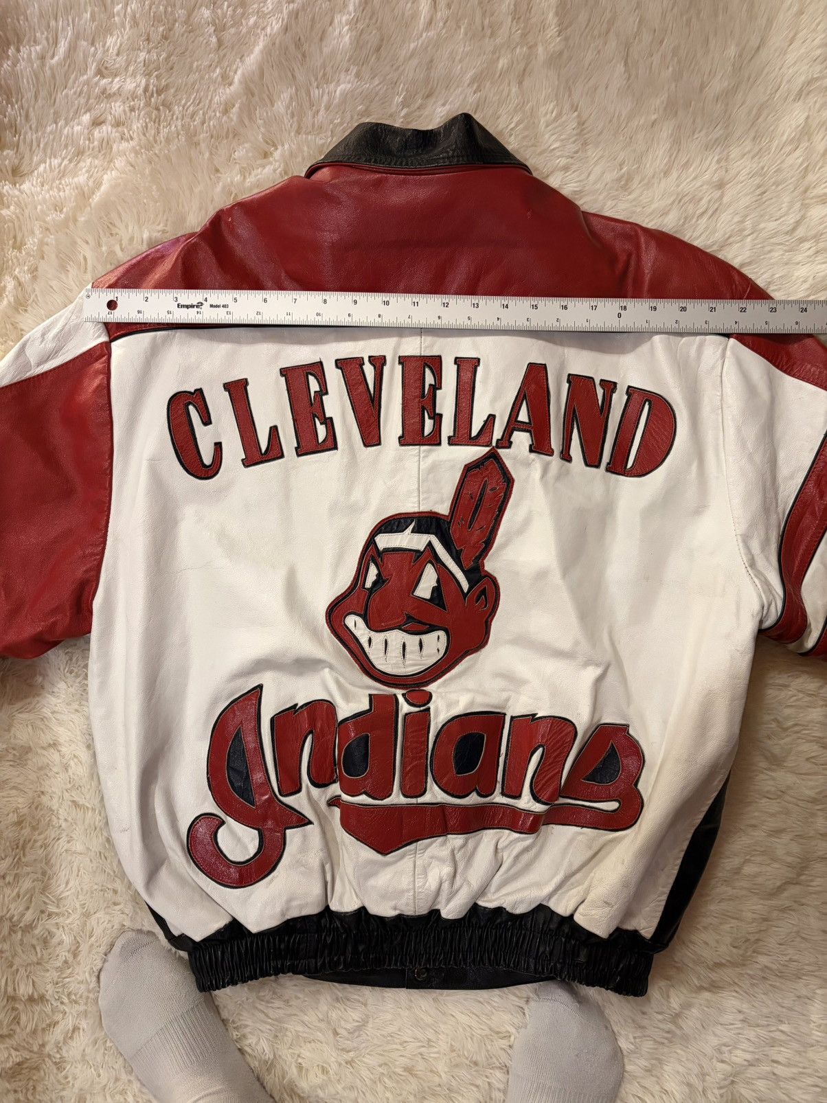 Other Vintage Y2K Cleveland Indians MLB Full Zip Jacket Logo Size US M / EU 48-50 / 2 - 14 Thumbnail