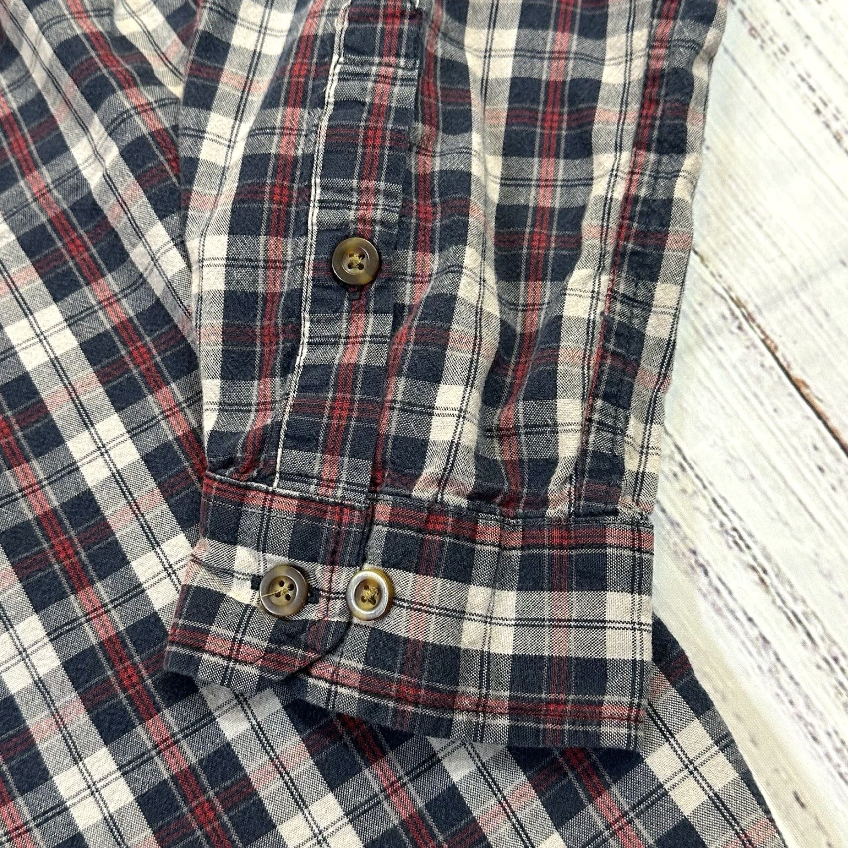 Carhartt Carhartt Plaid Relaxed Long Sleeve Button-Down Shirt Mens Large Black Cotton Workwear 2016 Size US L / EU 52-54 / 3 - 6 Thumbnail