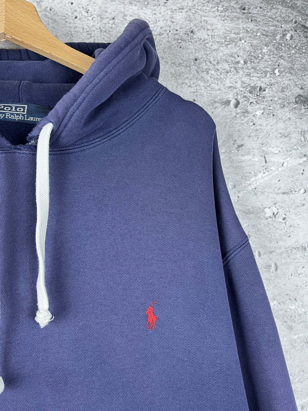 Polo Ralph Lauren × RRL Ralph Lauren × Vintage Distressed Vintage Polo Ralph Lauren Hoodie Size US L / EU 52-54 / 3 - 4 Thumbnail