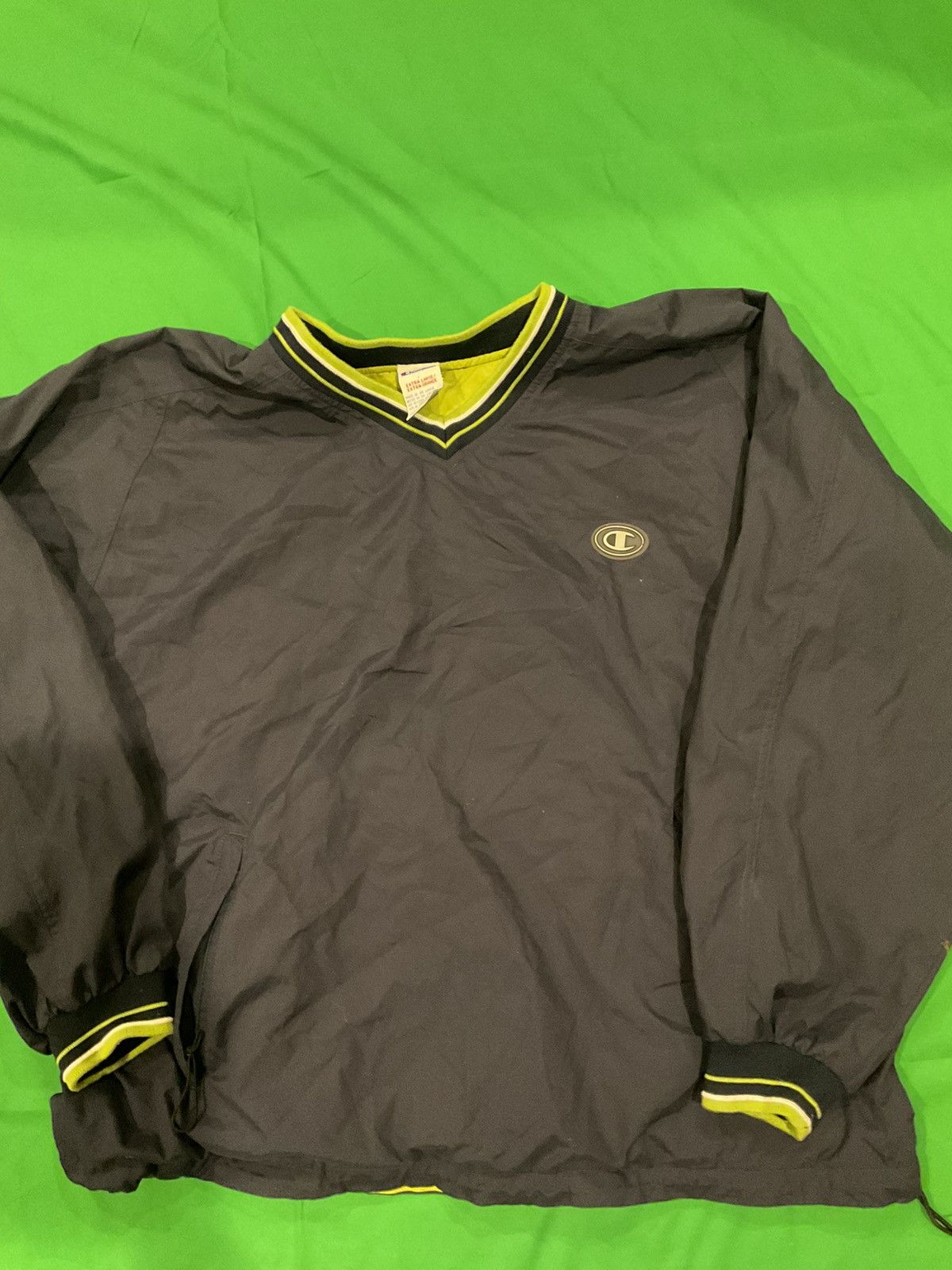 Champion × Vintage Vintage Champion navy and yellow windbreaker Size US XL / EU 56 / 4 - 1 Thumbnail