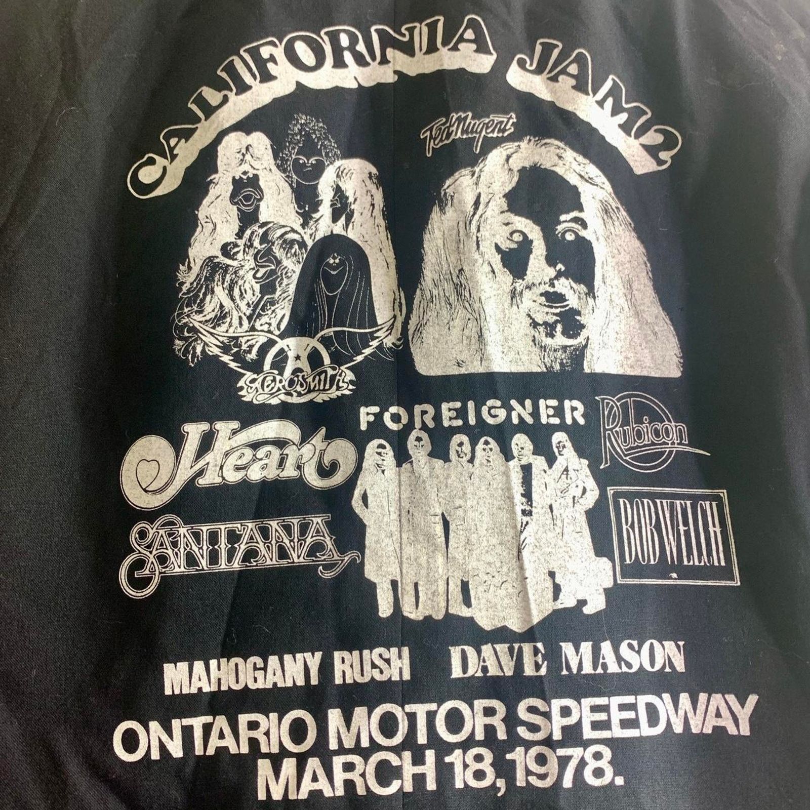 Vintage 1978 SANTANA FOREIGNER California Jam 2 coat jacket suit 35S Size 34S - 2 Thumbnail