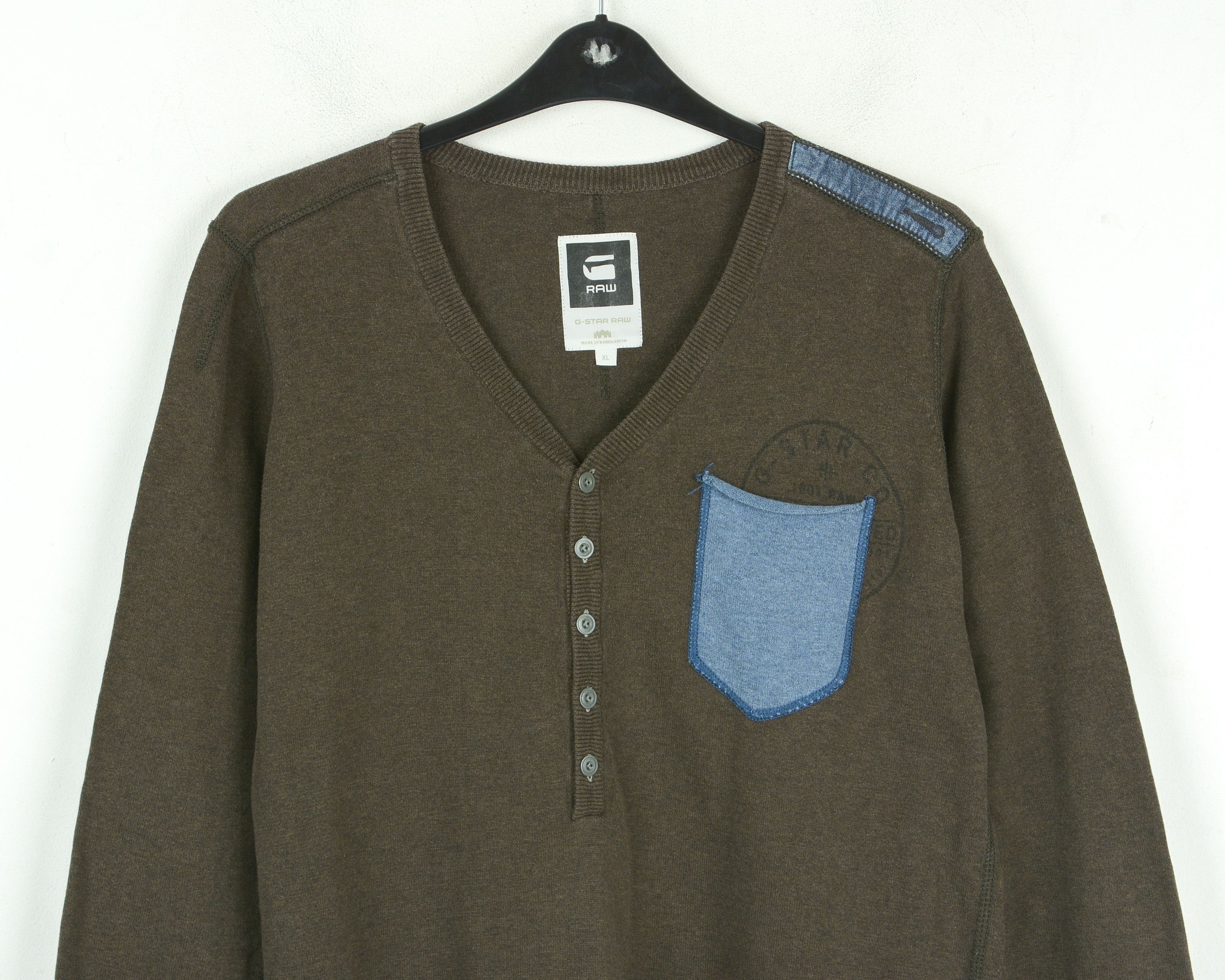G-Star Porter Vest Knit Sweater XL Cardigan Jumper Sweatshirt Top Size US XL / EU 56 / 4 - 2 Thumbnail