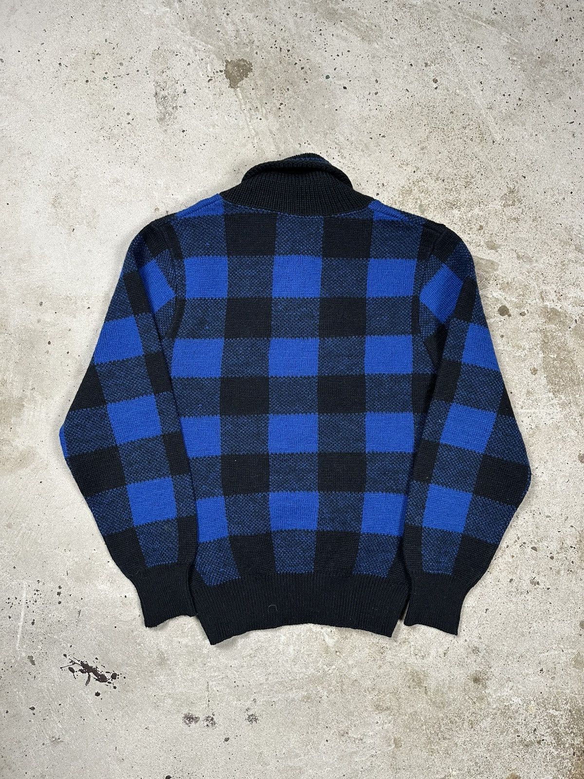Pendleton × Vintage Vintage 60s Pendleton Pure Virgin Wool Sweater Check Size US S / EU 44-46 / 1 - 2 Thumbnail