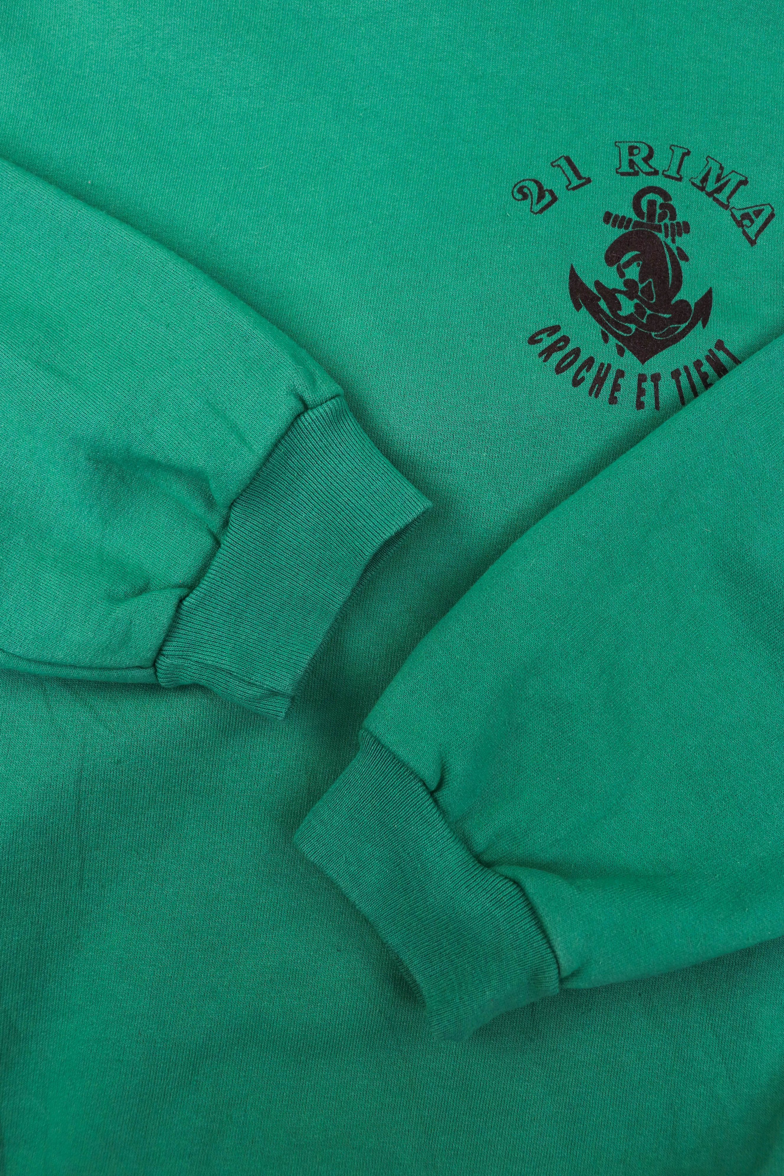 Vintage Vintage Troupes De Marine French Army Crewneck Sweatshirt Size US L / EU 52-54 / 3 - 8 Thumbnail