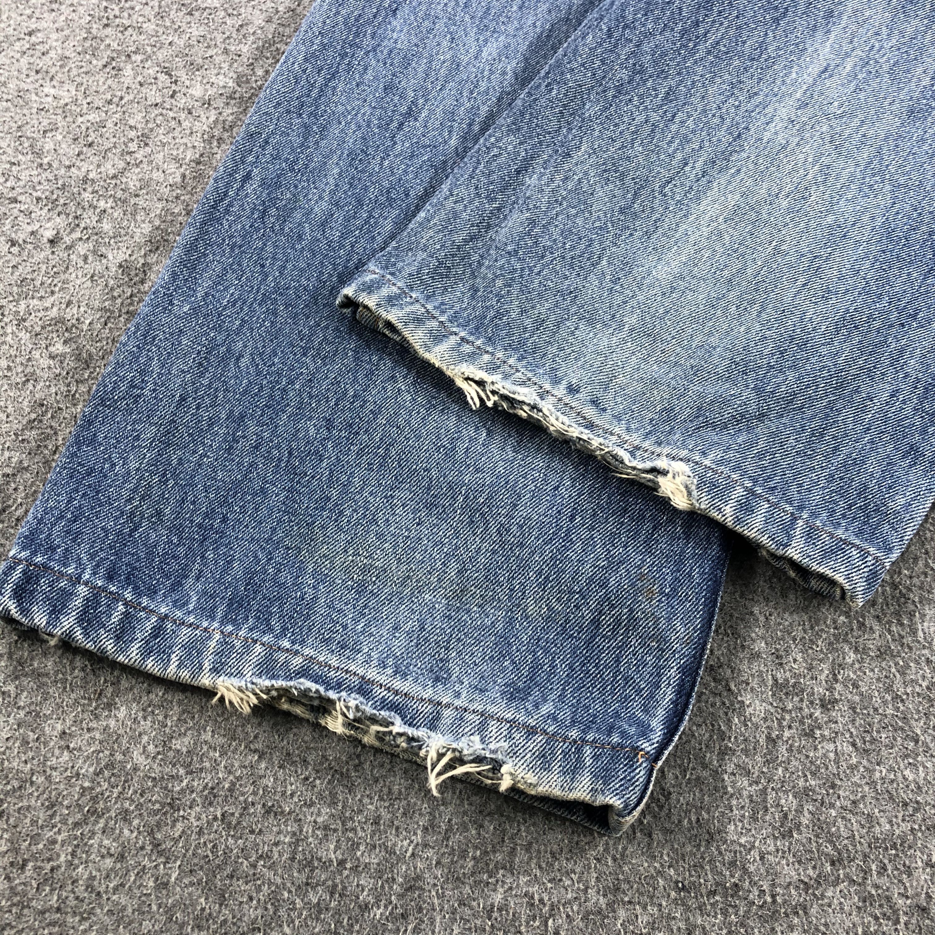 Levi's 90s Vintage Blue Wash Levis 505 Jeans-J1556 Size US 38 / EU 54 - 6 Thumbnail