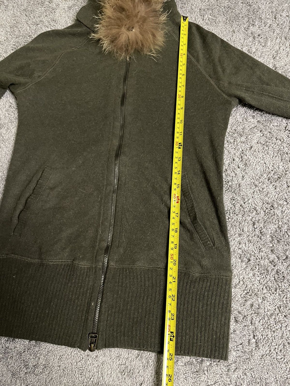 GOA GOA Fur Double Zipper Hoodie Size US XS / EU 42 / 0 - 14 Thumbnail