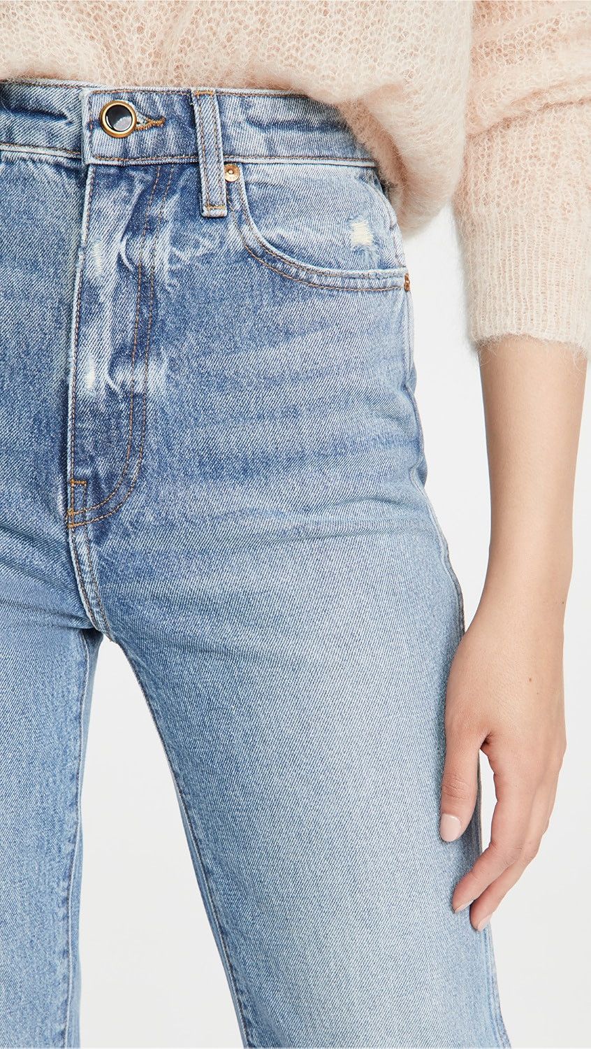 KHAITE o1s22i1n0724 Stretchy Danielle Jeans in Blue Size 28" / US 6 / IT 42 - 5 Thumbnail