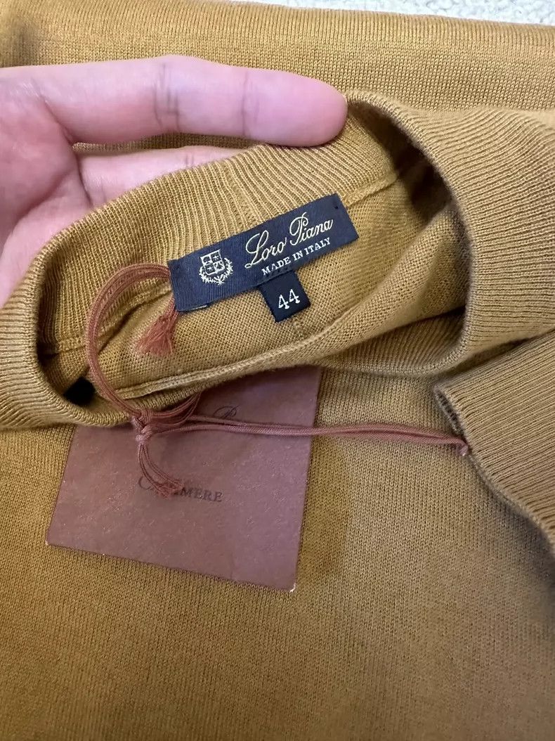 Loro Piana LORO PIANA Jiang Huang pure cashmere sweater Size M / US 6-8 / IT 42-44 - 2 Thumbnail