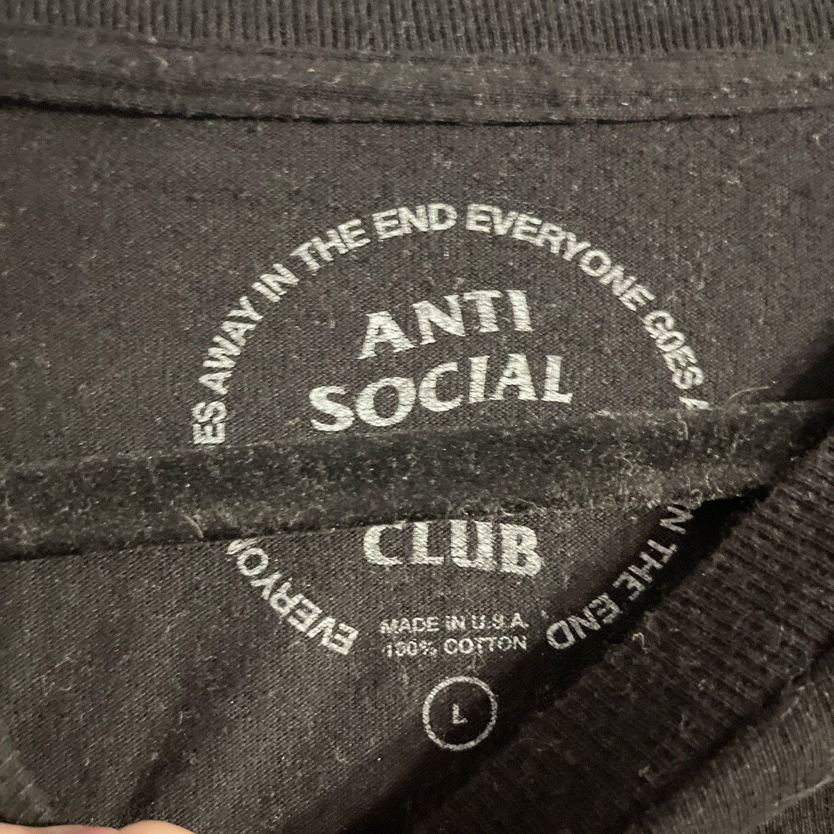 Anti Social Social Club Antisocial club T-shirt Size US L / EU 52-54 / 3 - 3 Thumbnail