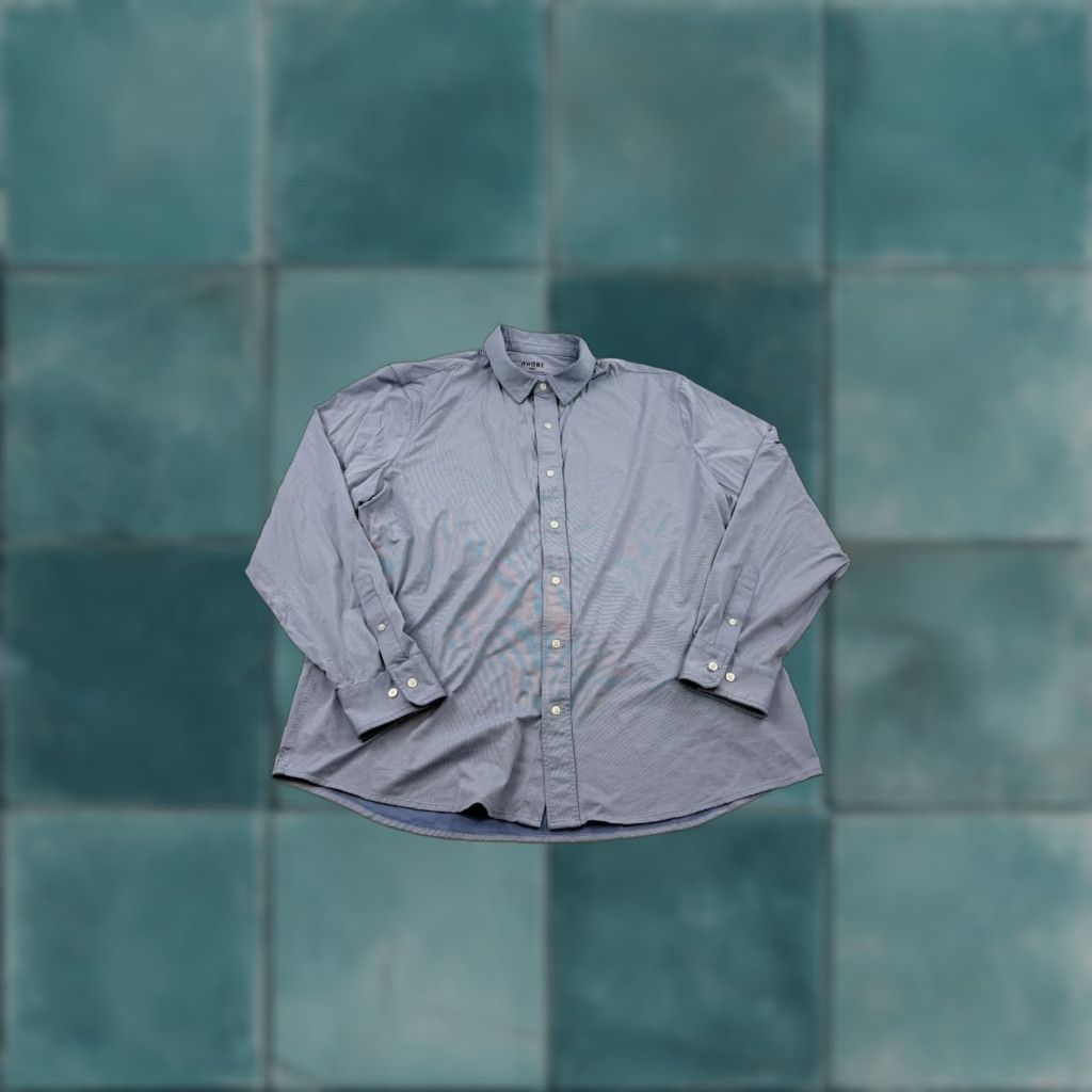 Rhone VINTAGE Rhone Shirt Mens XL Blue Performance Button Down Stretch Dress Holiday 2022 Size 46R - 1 Thumbnail