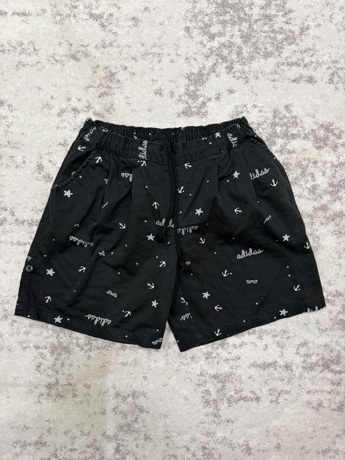 Adidas Adidas Neo Label Fullprint Short Pants Size 24" / US 00 / IT 34 - 3 Thumbnail