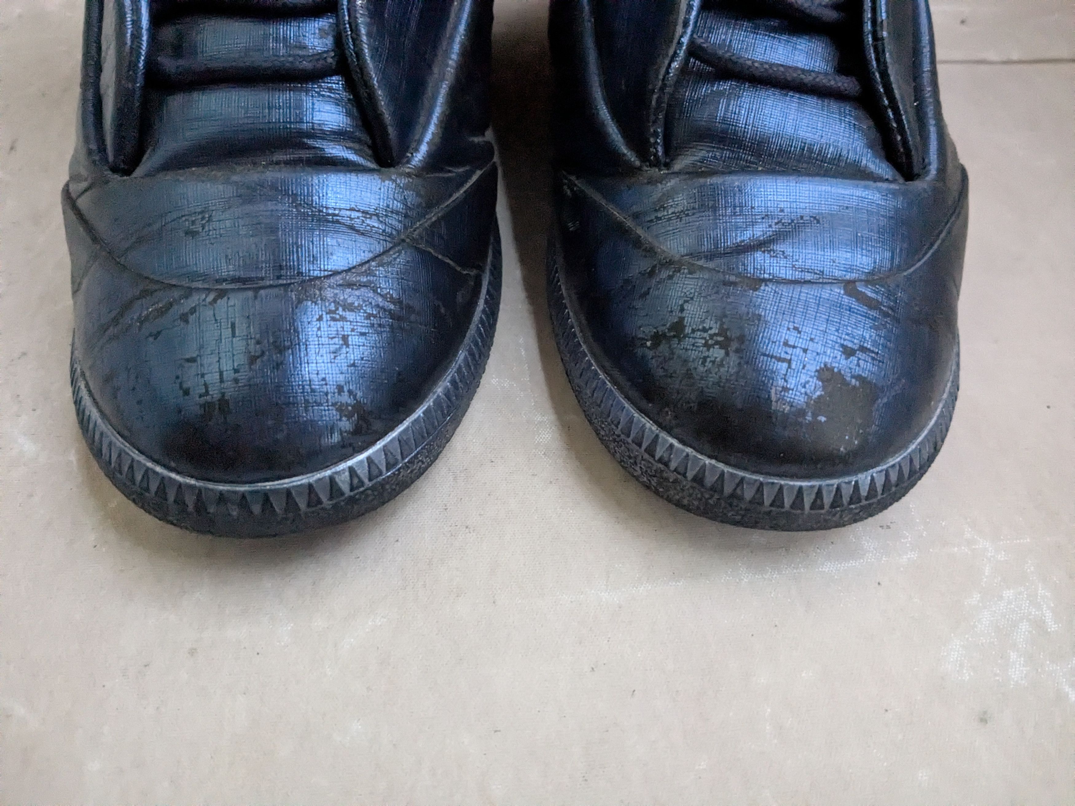 Maison Margiela Maison Margiela Future Metallic Blue 8.5 41.5 Leather Size US 8.5 / EU 41-42 - 4 Thumbnail