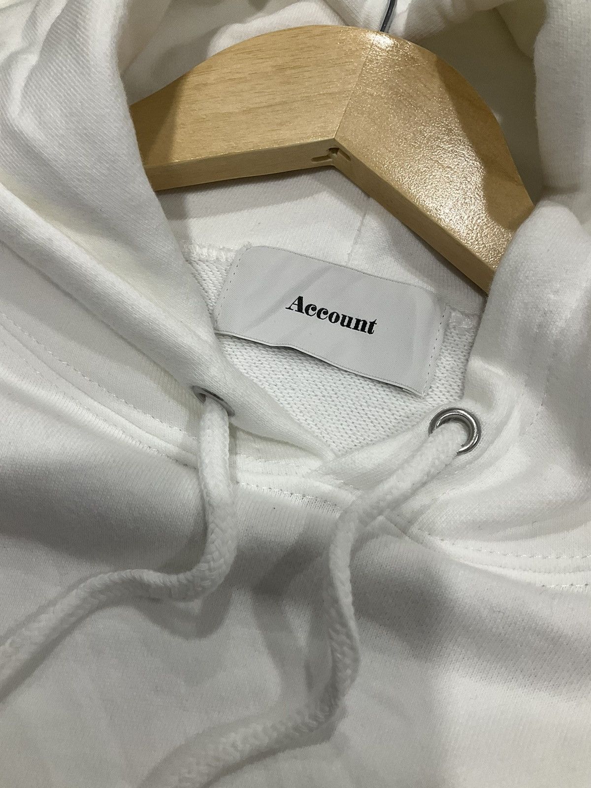 Japanese Brand × Other Hoodie Account Text Black Velvet Cian Size US L / EU 52-54 / 3 - 6 Thumbnail
