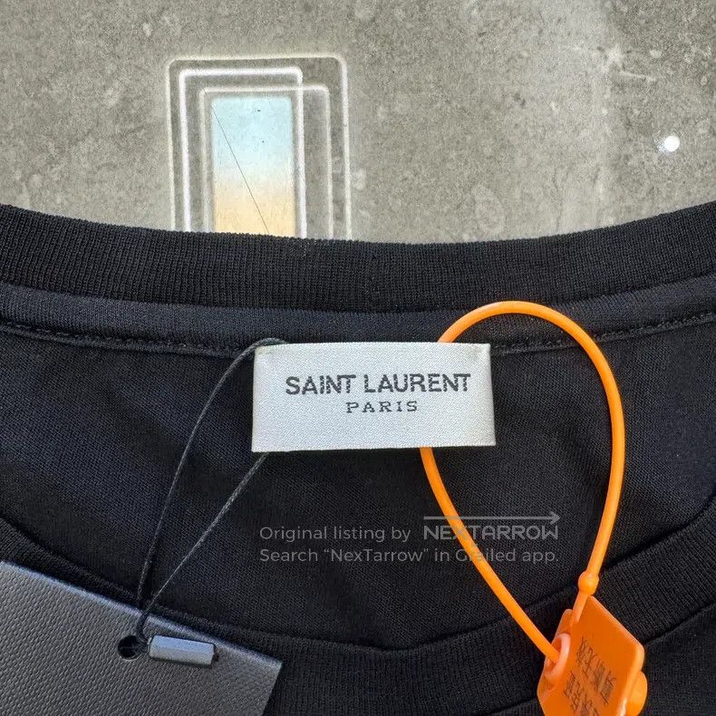 Saint Laurent Paris Saint Laurent Paris Blood tooth T-shirt Size US L / EU 52-54 / 3 - 4 Thumbnail