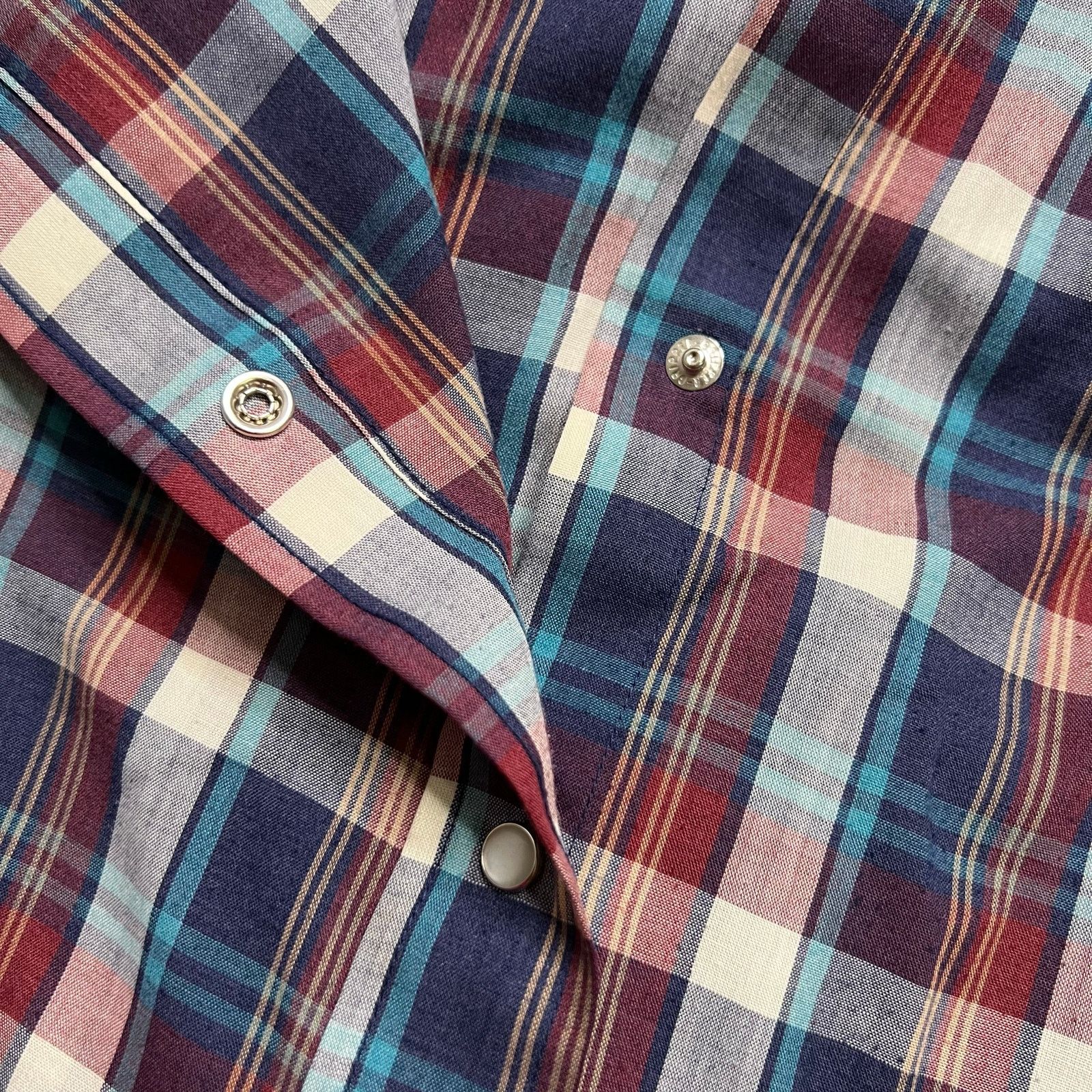 Levi's Levi’s Western Plaid Pearl Snap Shirt Men’s L Short Sleeve Size US L / EU 52-54 / 3 - 10 Thumbnail