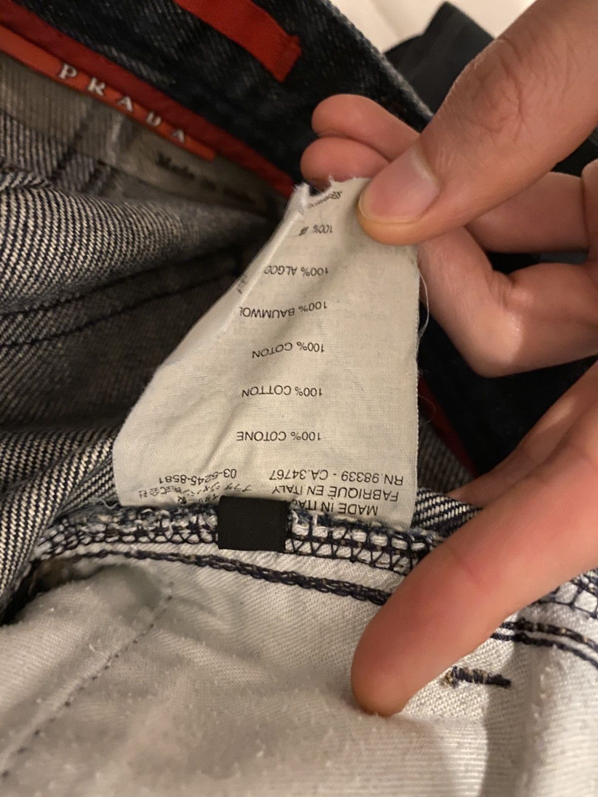 Prada Prada sport low rise denim jeans Size US 32 / EU 48 - 5 Thumbnail