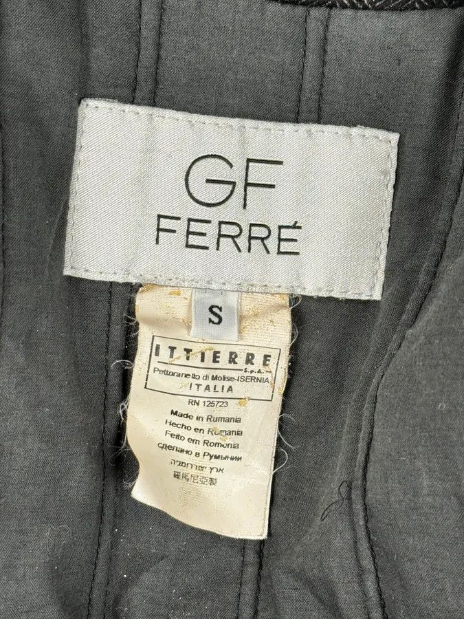 Gianfranco Ferre AW2006 Gianfranco Ferré Grey Officer Buttoned Bomber Jacket Size 42R - 14 Thumbnail