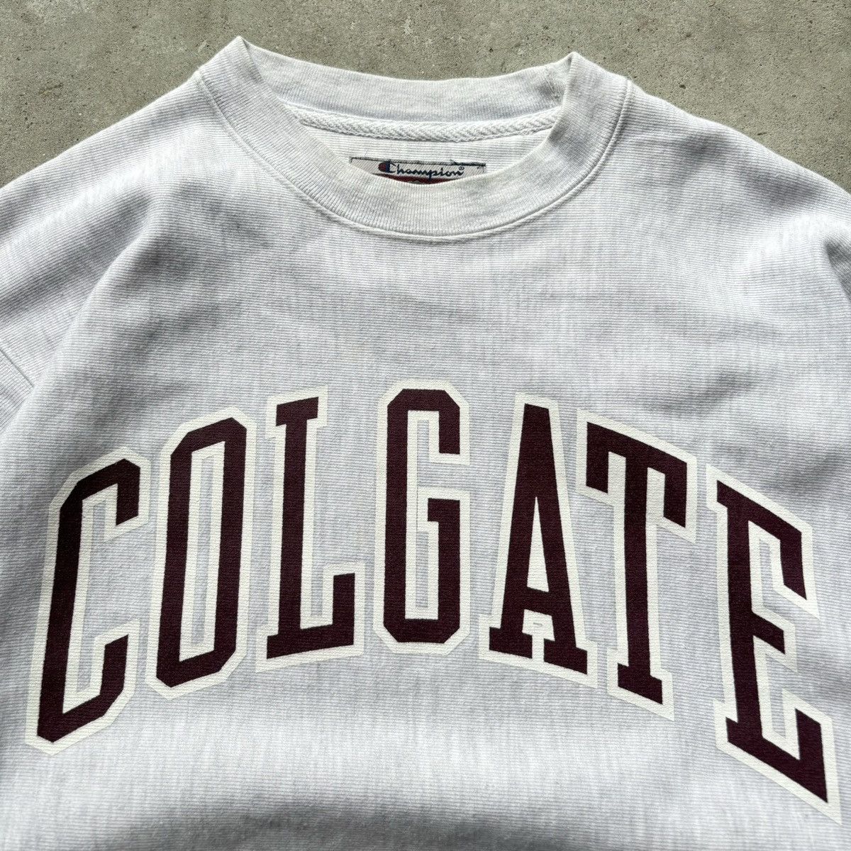 Champion × Vintage vintage 90s CHAMPION COLGATE UNIVERSITY spellout sweatshirt Size US M / EU 48-50 / 2 - 8 Thumbnail