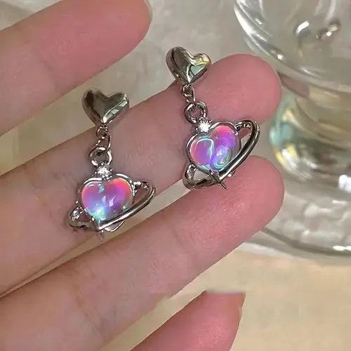 Japanese Brand × Vintage Punk Girl Crystal Stars Earring Size ONE SIZE - 1 Thumbnail