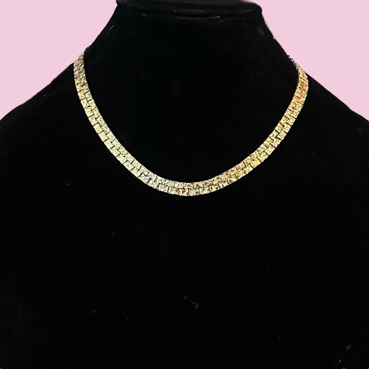 Vintage Vintage gold tone nugget chain necklace Size ONE SIZE - 1 Thumbnail