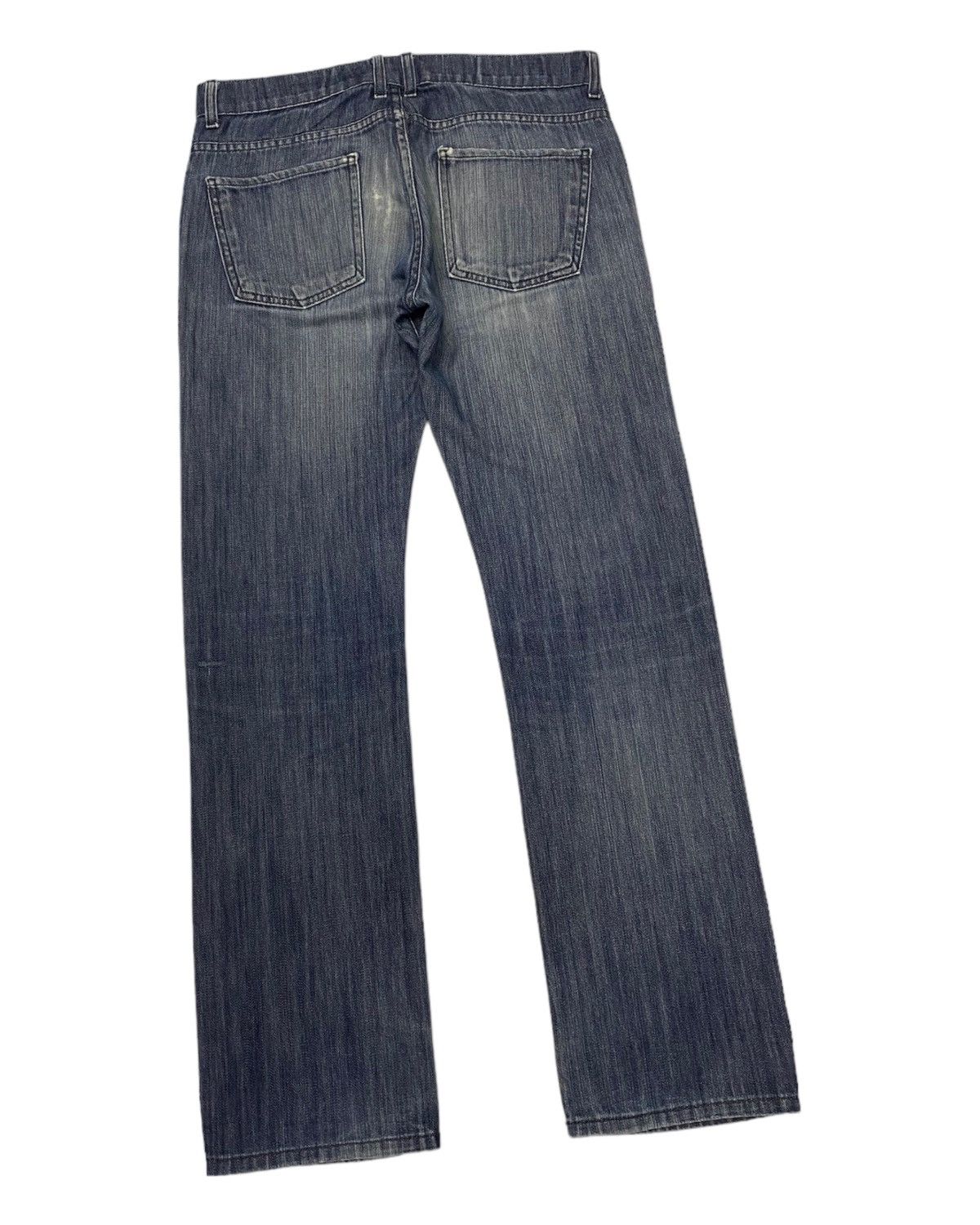 Japanese Brand 🔥Made In USA Heritage 1981 Distressed Denim Jeans Size US 34 / EU 50 - 4 Thumbnail