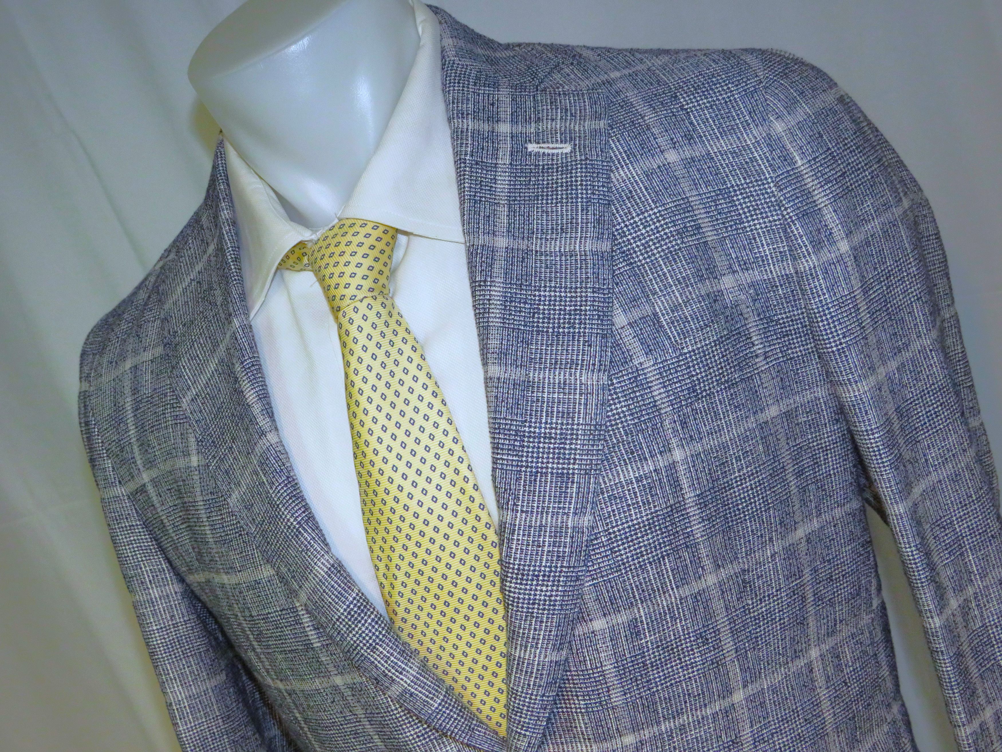 Brooks Brothers Golden Fleece Current Blue Plaid Two Button Suit 40R NWT Size 40R - 6 Thumbnail
