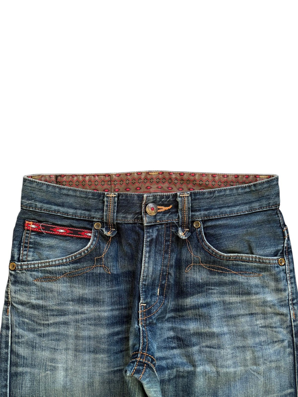 Edwin × Japanese Brand Exclusive Vintage Edwin Faded Mud Wash Loose Baggy Jeans Size US 32 / EU 48 - 4 Thumbnail