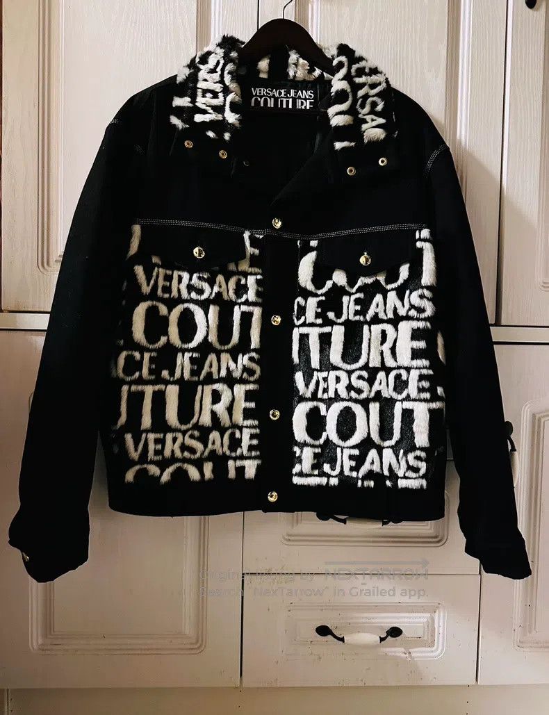 Versace Versace Denim cotton jacket coat Size US M / EU 48-50 / 2 - 1 Thumbnail