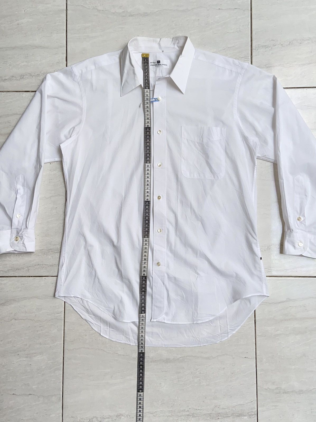 Pierre Balmain PIERRE BALMAIN White Shirt Size US M / EU 48-50 / 2 - 7 Thumbnail