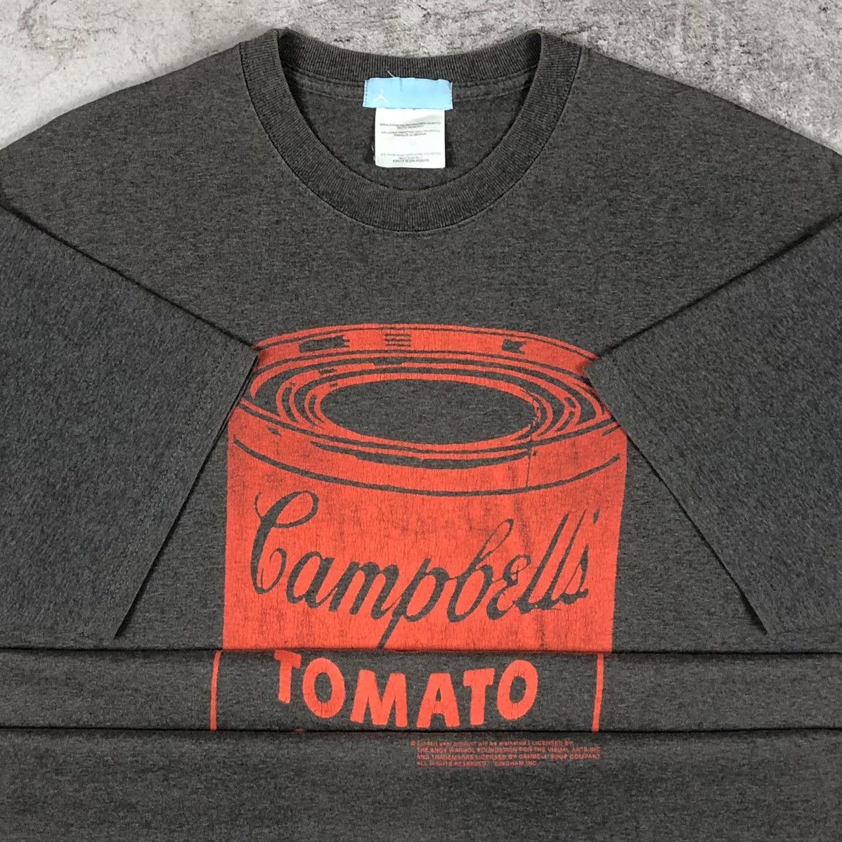 Andy Warhol Vintage Andy Warhol Campbell's Tomato Soup Gingham Tee Size US M / EU 48-50 / 2 - 2 Thumbnail
