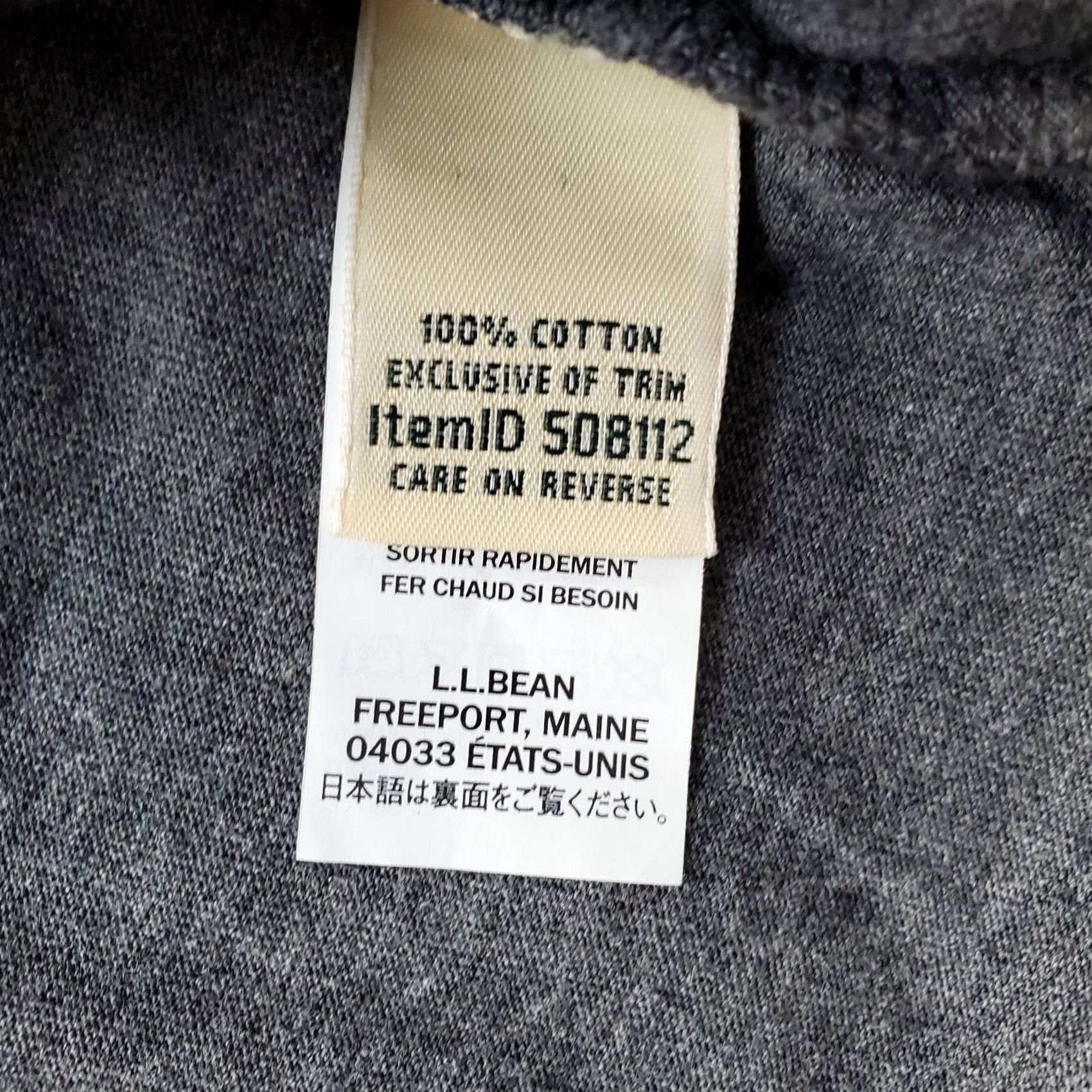 Vintage L.L. Bean Mens XXL Gray Traditional Fit Raglan Sleeve Turtleneck Pullover Shirt Size US XXL / EU 58 / 5 - 6 Thumbnail