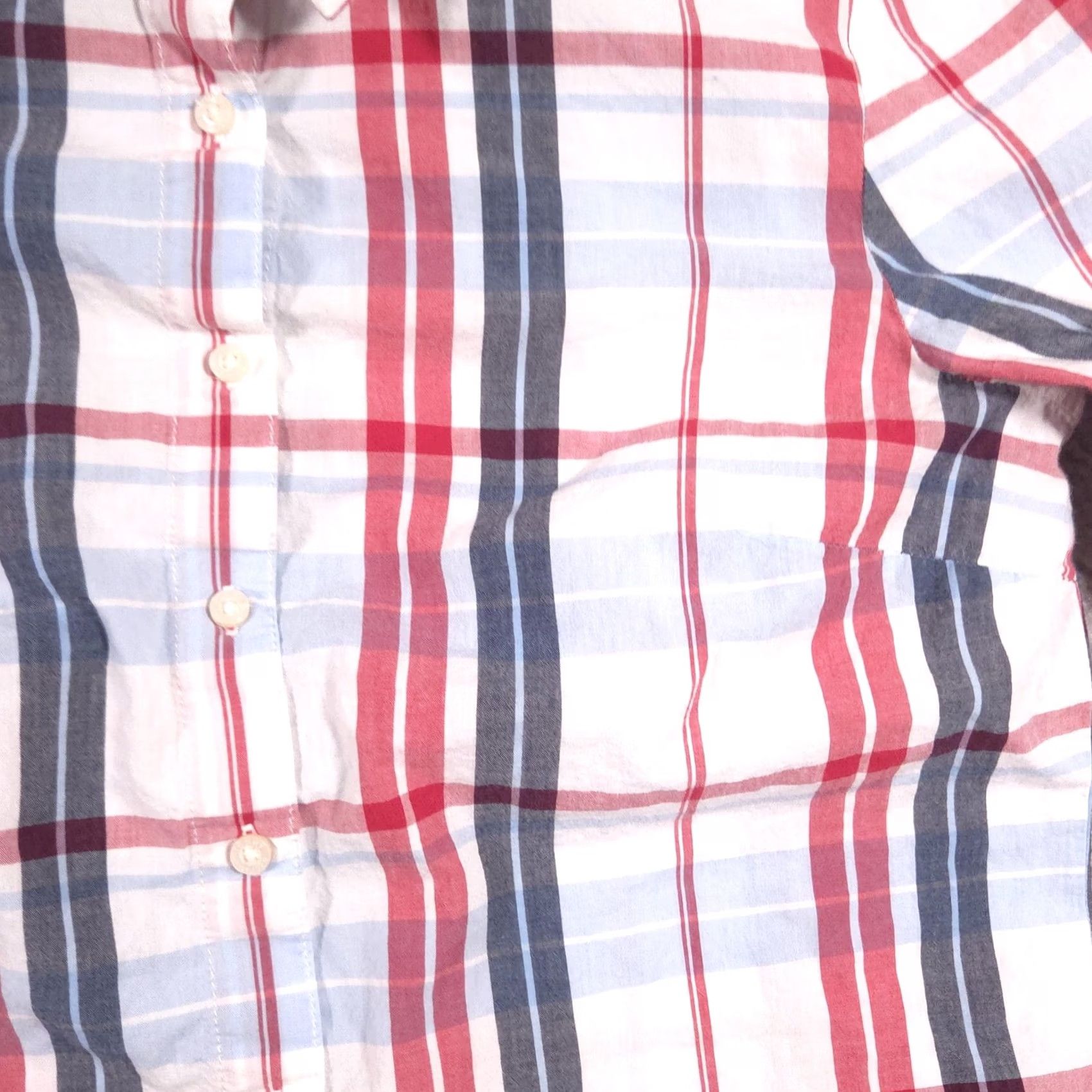 Tommy Hilfiger Tommy Hilfiger Shirt Womens Medium Multicolor Plaid Button Front Classic Fit Size M / US 6-8 / IT 42-44 - 4 Thumbnail