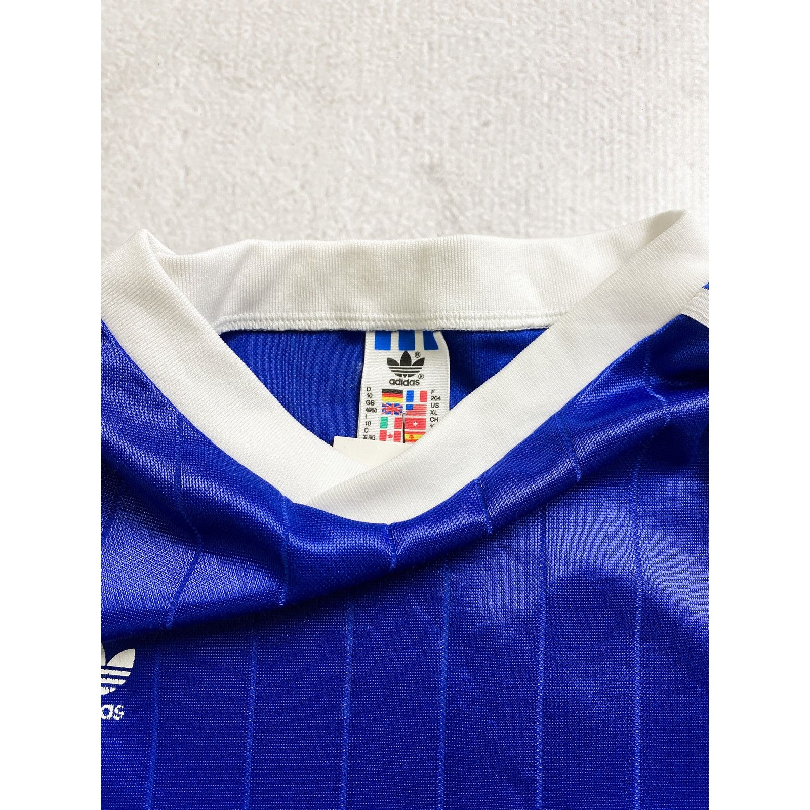 Adidas Vintage 90s Adidas Blue Regular Jersey - Men's XL Size US XL / EU 56 / 4 - 3 Thumbnail