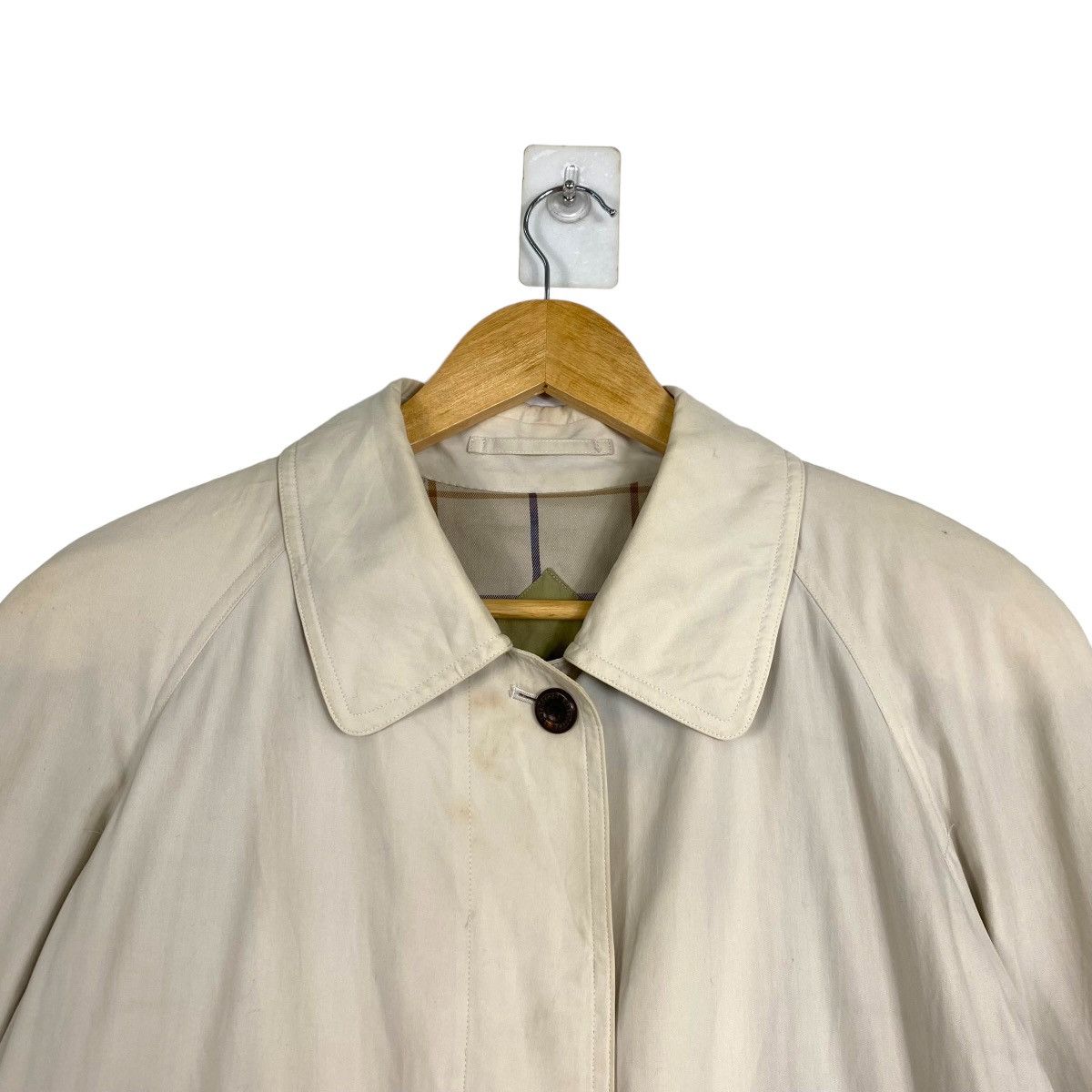 Burberry × Vintage Vintage Burberrys novacheckered inner Size L / US 10 / IT 46 - 4 Thumbnail