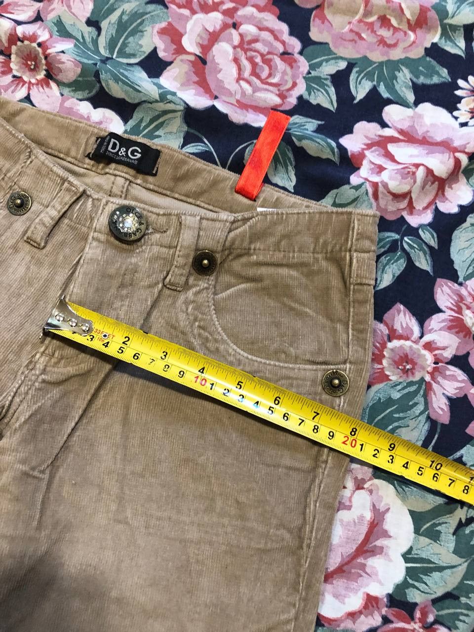 Dolce & Gabbana beige jeans pants Y2K Dolce&Gabbana luxury vintage size 28 Size 28" / US 6 / IT 42 - 14 Thumbnail