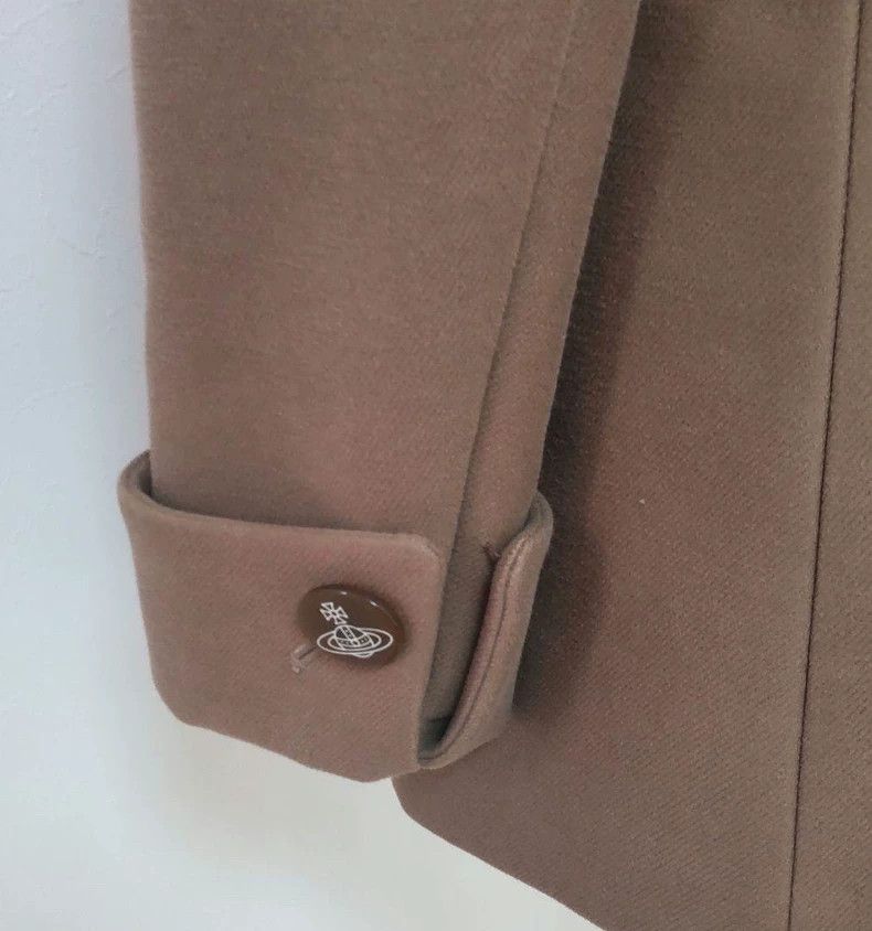 Vivienne Westwood Vivienne Westwood Coffee-colored heterolined wool coat Size M / US 6-8 / IT 42-44 - 4 Thumbnail