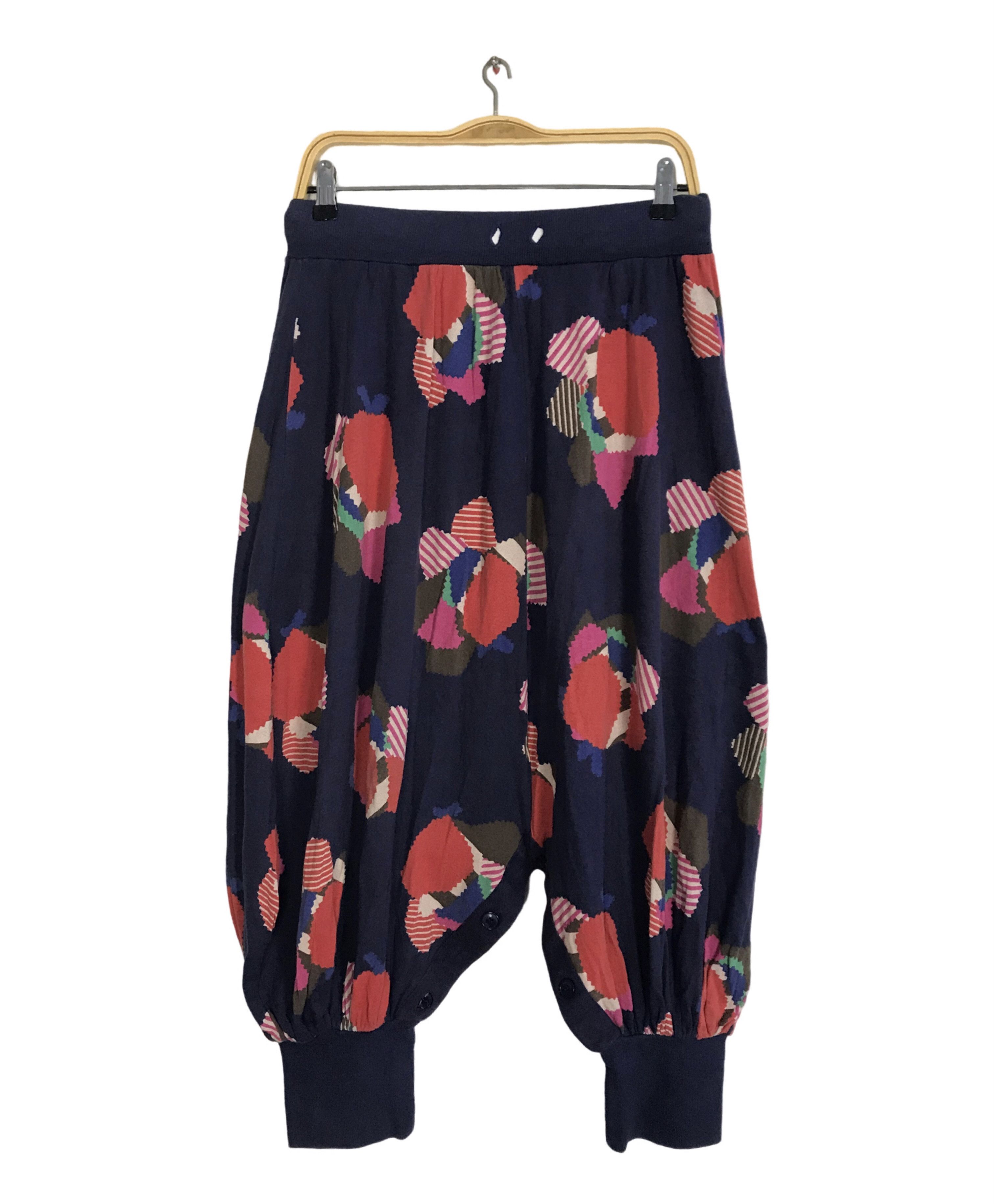 Issey Miyake Issey Miyake Ne-net Floral Baggy Balloon Pant Apple Art Size 30" / US 8 / IT 44 - 1 Thumbnail