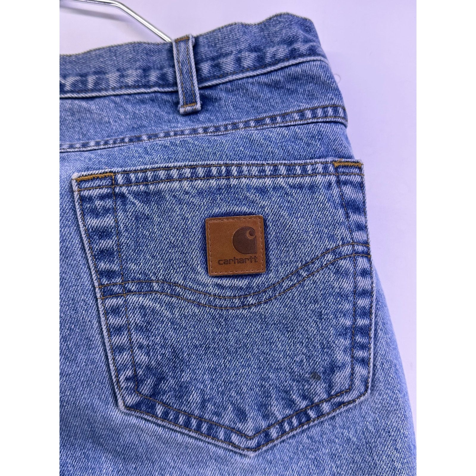 Carhartt Vintage Carhartt Blue Jeans Relaxed Fit Size 34 Size US 34 / EU 50 - 10 Thumbnail