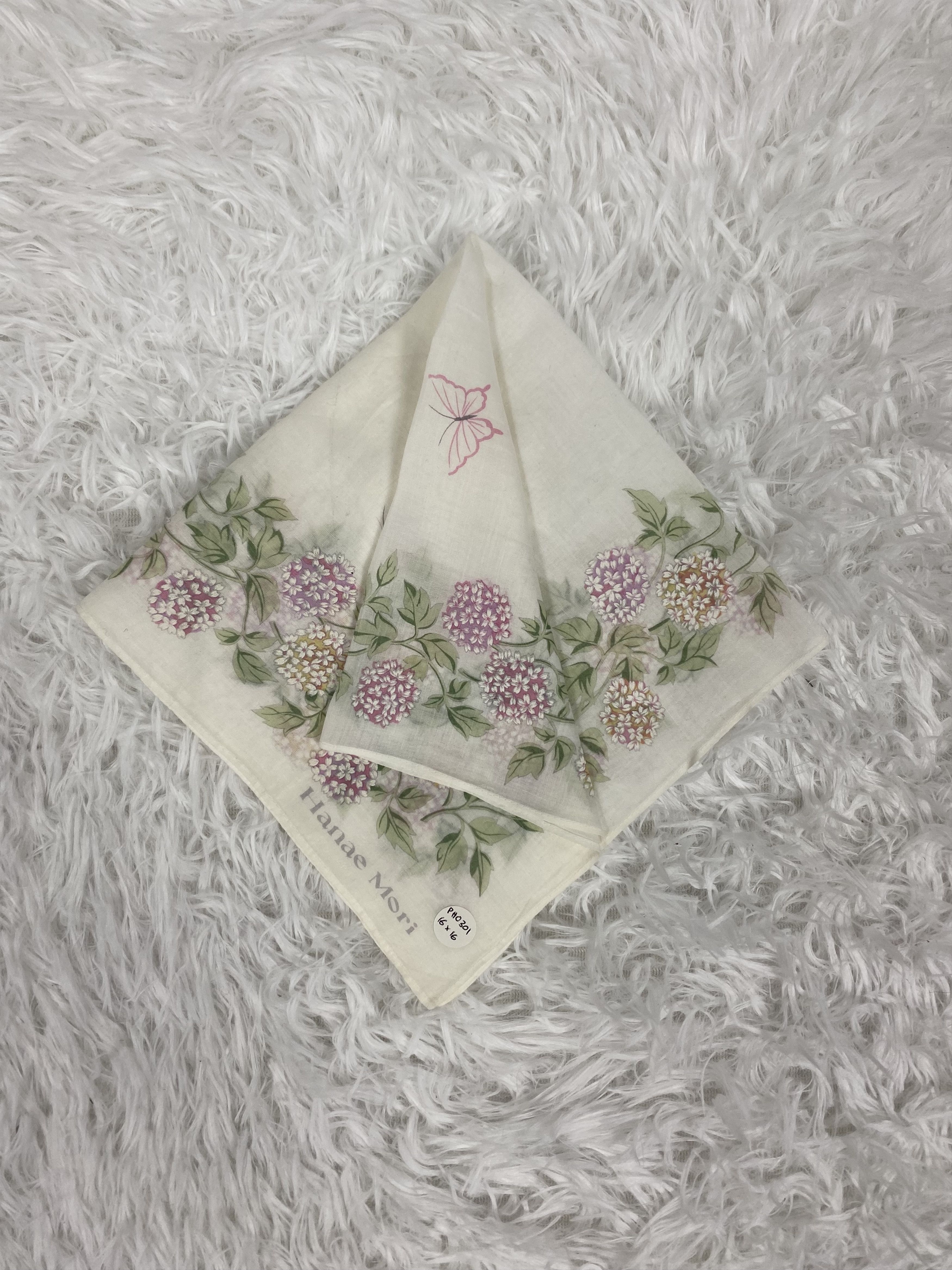 Hanae Mori Vintage Hanae Mori Handkerchief Neckerchief PH0301 Size ONE SIZE - 1 Thumbnail