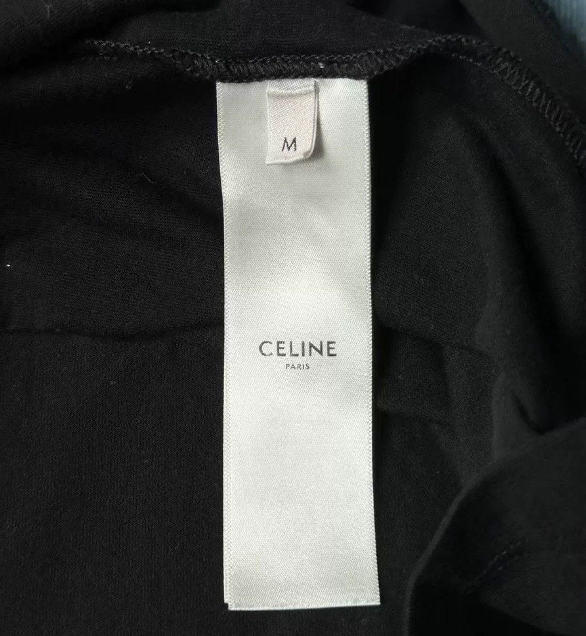 Celine Celine Black Arc de Triomphe Large Logo Short Sleeve Size US M / EU 48-50 / 2 - 3 Thumbnail
