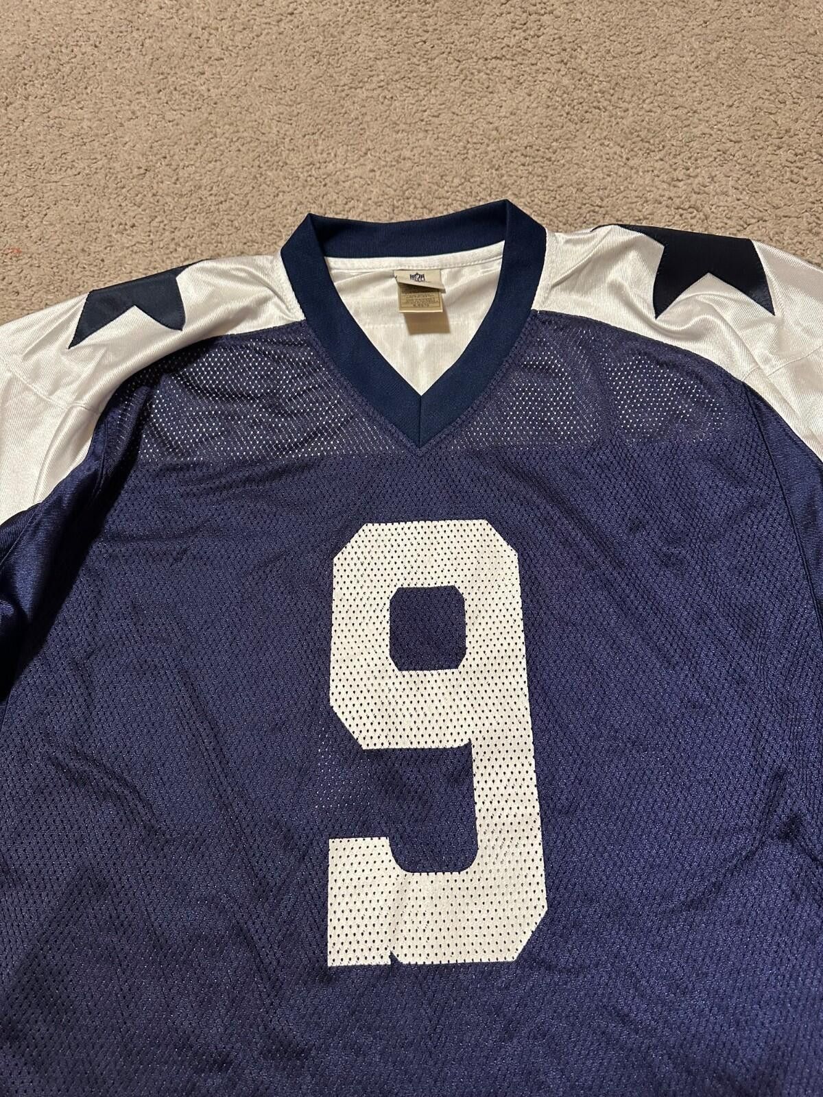 Reebok NFL GRIDIRON Throwbacks Sz XL #9 ROMO DALLAS COWBOYS JERSEY Size US XL / EU 56 / 4 - 3 Thumbnail