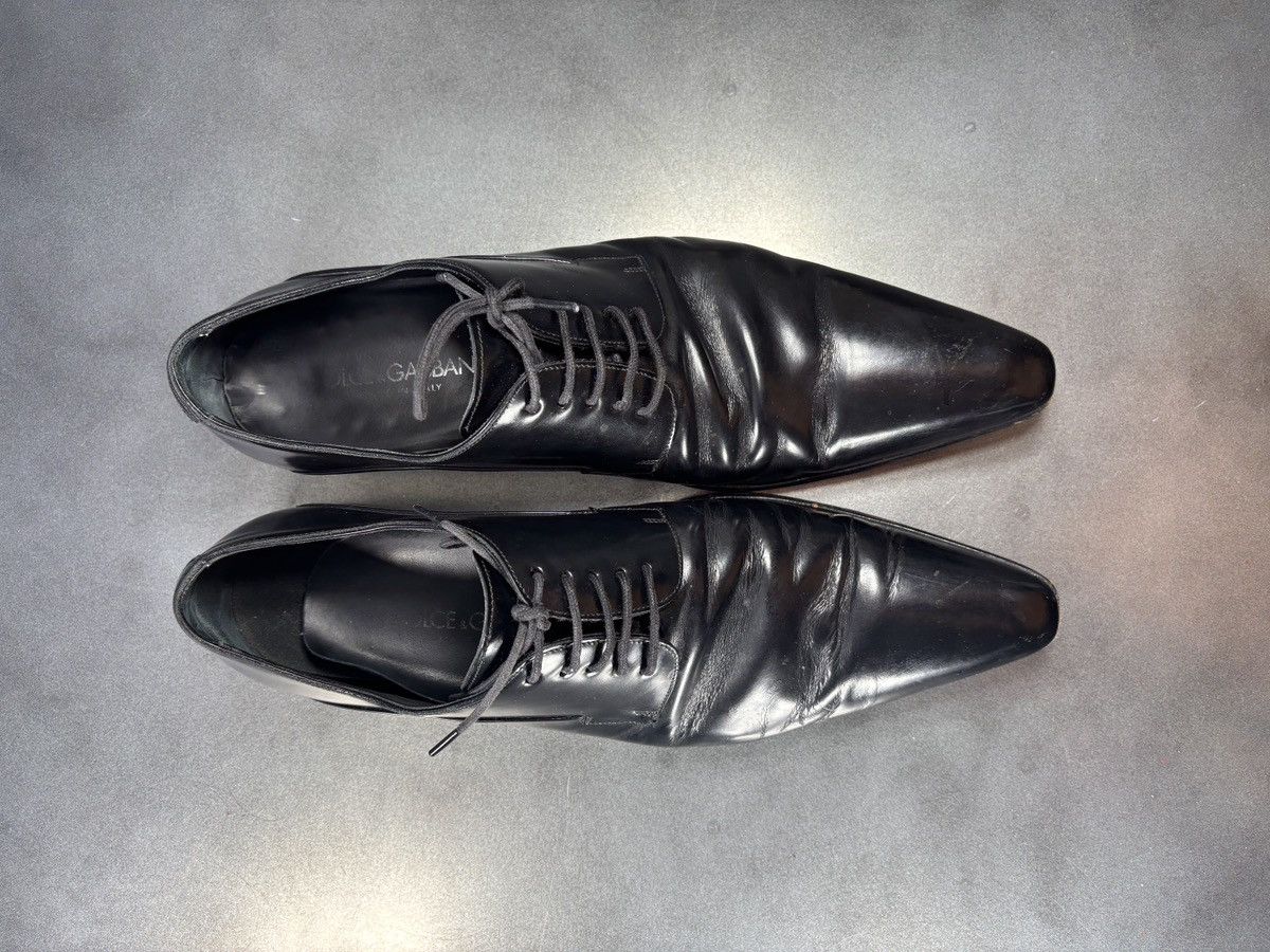 Dolce & Gabbana Vintage Dolce & Gabbana Patent Leather Pointed Toe Long 90s Size US 9.5 / EU 42-43 - 17 Thumbnail