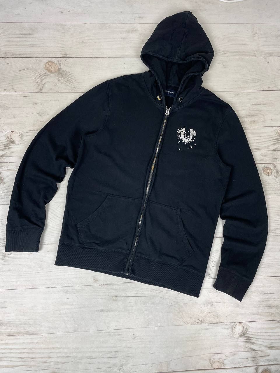 True Religion Vintage True Religion Big Logo Hoodie Zip Up Japan Size US M / EU 48-50 / 2 - 2 Thumbnail