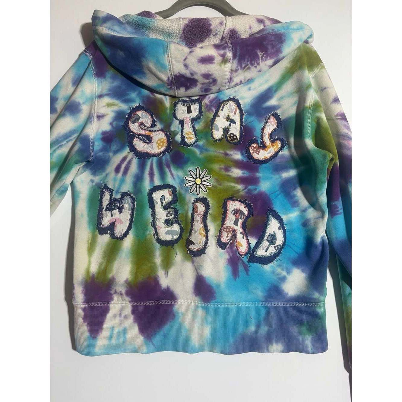 Champion Reworked Dead Champion Stay Weird Mushroom Tie Dye Full Zip Size M / US 6-8 / IT 42-44 - 1 Thumbnail