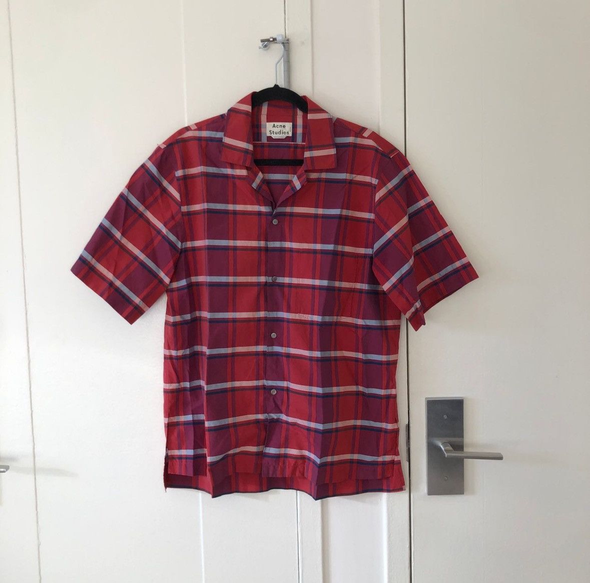 Acne Studios Acne Studios Elms Camp Collar Shirt Size US L / EU 52-54 / 3 - 1 Thumbnail