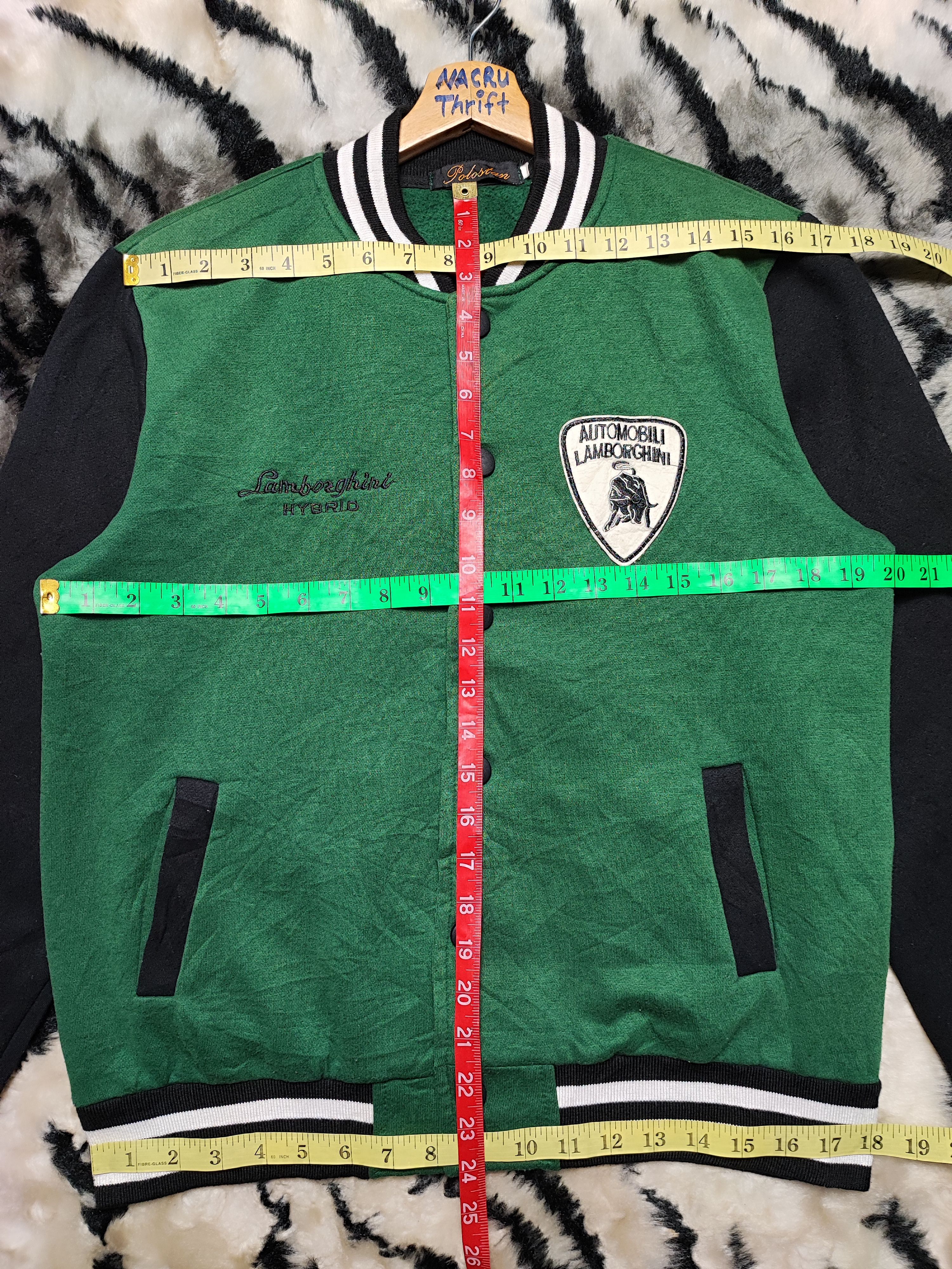 Lamborghini Lamborghini Hybrid Varsity Jacket Size US M / EU 48-50 / 2 - 5 Thumbnail