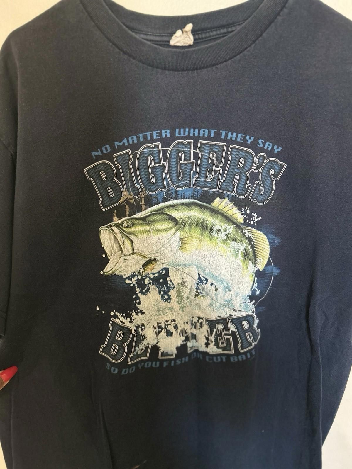 AAA Funny Vintage Fishing Shirt Size L Size US L / EU 52-54 / 3 - 2 Thumbnail