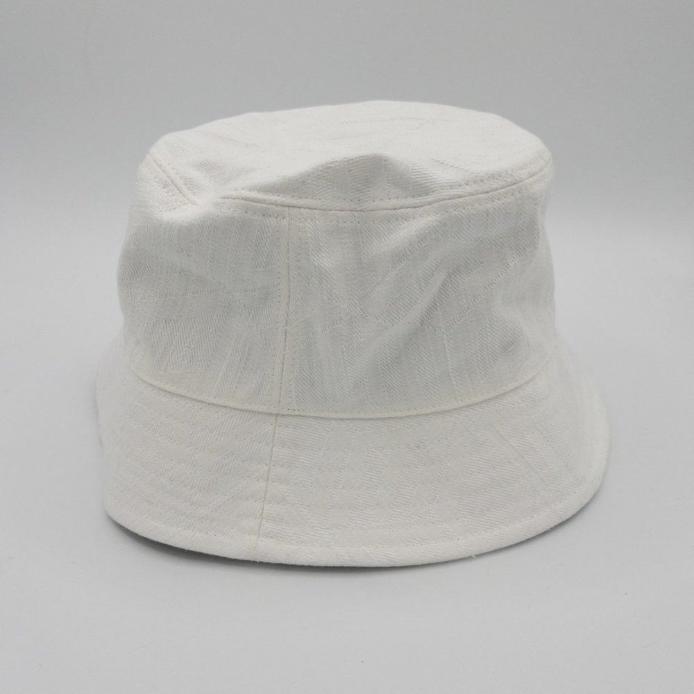MCM MCM Cubic Logo Jacquard White Bucket Hat Size ONE SIZE - 5 Thumbnail