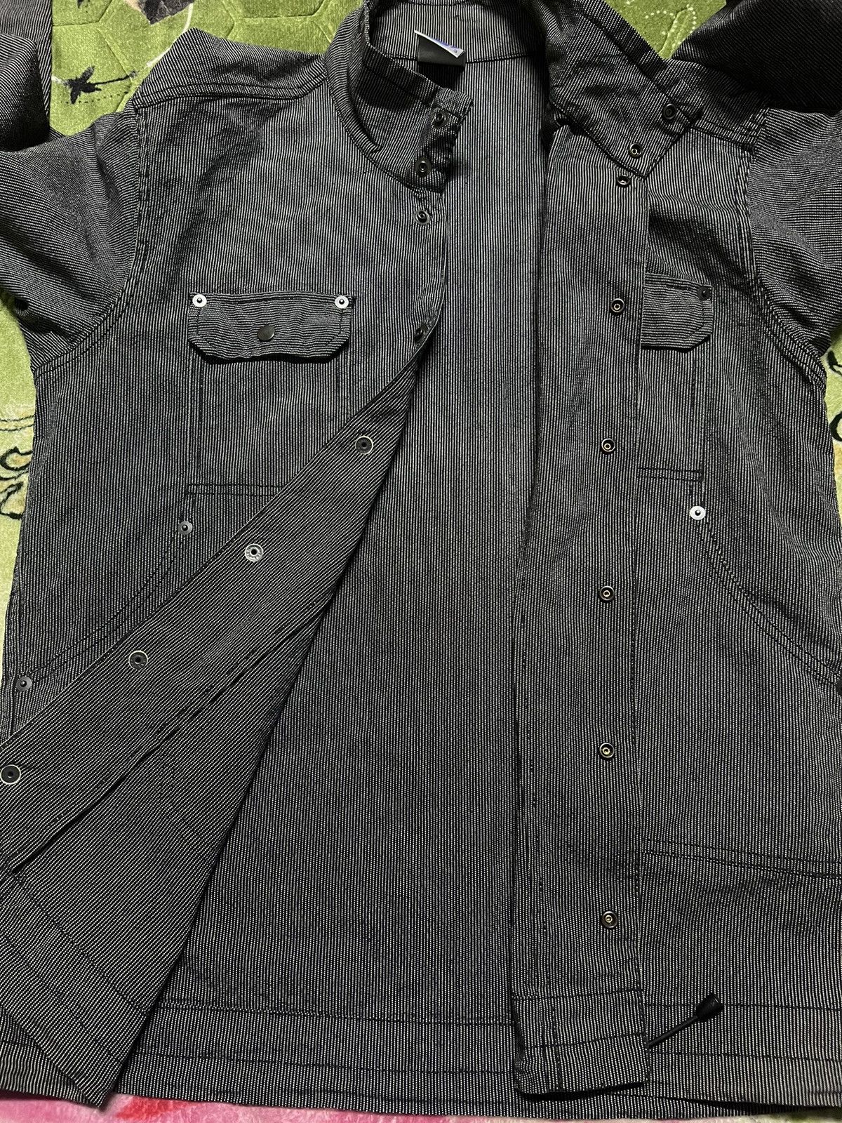 ABAHOUSE × Japanese Brand Abahouse Men’s Work Style Striped Jackets Size US L / EU 52-54 / 3 - 6 Thumbnail
